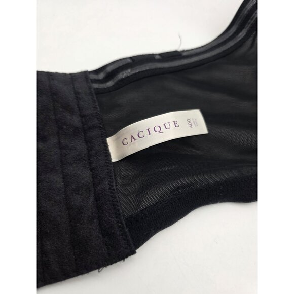Cacique Bra Womens Size 40G Black Lightly Lined Multi-Way Strapless Underwire - Picture 11 of 14